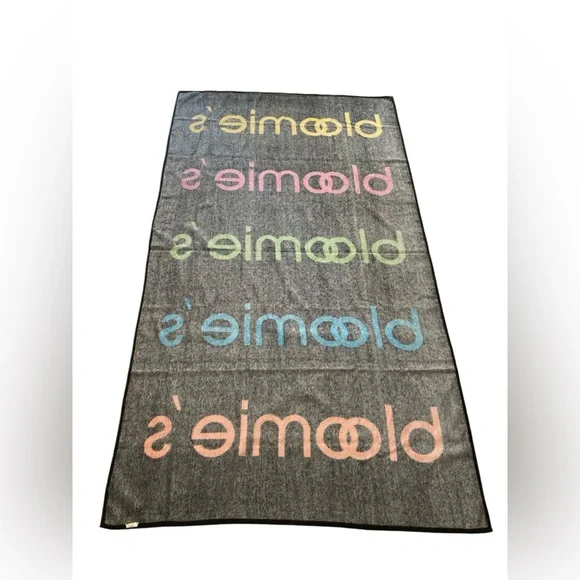 Bloomingdale’s Bloomie’s Multicolored Graphic Cotton Large Beach Bath Towel Peru - Picture 2 of 8